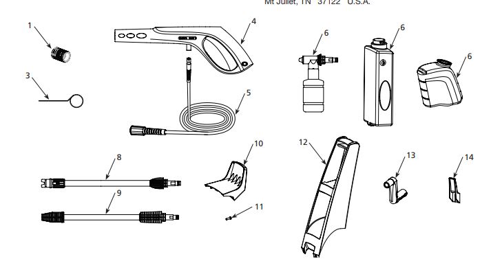 Campbell Hausfeld PW1835 parts